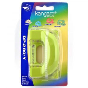 dziurkacze 4 alibiuro.pl Dziurkacz KANGARO DP 280Y dziurkuje do 11 kartek blister zielony 11