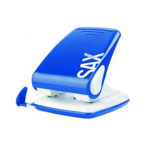 dziurkacze 4 alibiuro.pl Dziurkacz SAXDesign 518 paperbox dziurkuje do 40 kartek niebieski 1