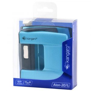 dziurkacze biurowe 4 alibiuro.pl Dziurkacz KANGARO Aion 20 S dziurkuje do 20 kartek metalowy w pudełku PP turkusowy 1