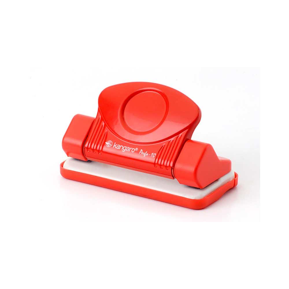 dziurkacze na biurko 4 alibiuro.pl Dziurkacz KANGARO Perfo 10 dziurkuje do 10 kartek czerwony 54