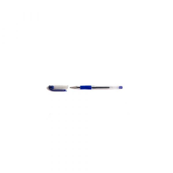 długopis żelowy 1 alibiuro.pl Długopis żelowy 0 3 mm 2603 gumowy uchwyt D.RECT niebieski 35