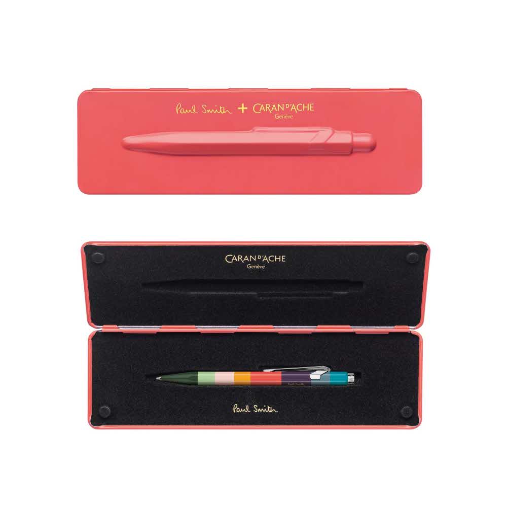 długopis żelowy 4 alibiuro.pl Długopis CARAN D Inch ACHE 849 Paul Smith 3 Coral Pink M w pudełku koralowy 86