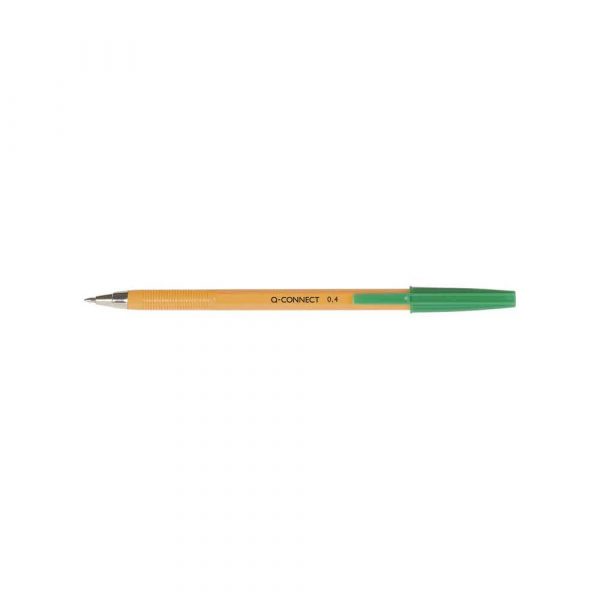 długopis żelowy 4 alibiuro.pl Długopis Q CONNECT z wymiennym wkładem 0 4mm linia zielony 69