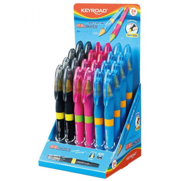 długopis żelowy 4 alibiuro.pl Długopis żelowy KEYROAD 0 7mm mix kolorów 29