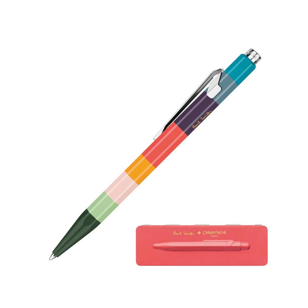 długopisy żelowe 4 alibiuro.pl Długopis CARAN D Inch ACHE 849 Paul Smith 3 Coral Pink M w pudełku koralowy 85