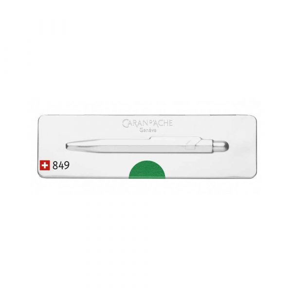 długopisy żelowe 4 alibiuro.pl Długopis CARAN D Inch ACHE 849 Pop Line Metal X M w pudełku zielony 38