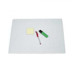 ergonomia 4 alibiuro.pl Podkładka na biurko Q CONNECT 63x50cm transparentna 20