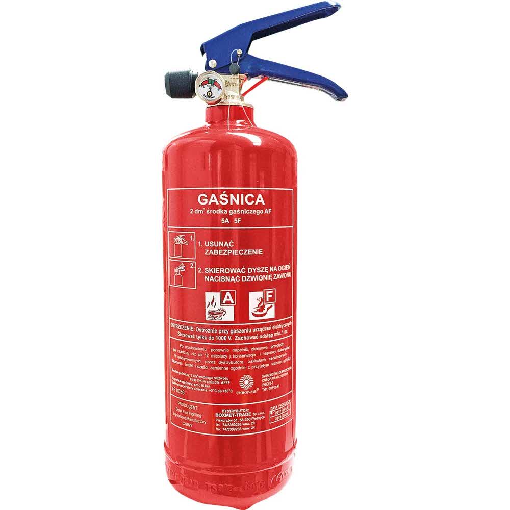 gaśnica pianowa 2 alibiuro.pl GAŚNICA PIANOWA GASTRONOMICZNA 2 L BX GWP 2XAF 34