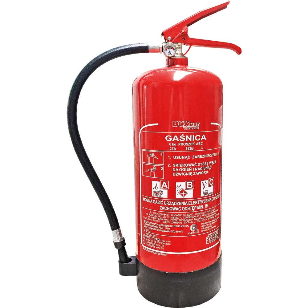 gaśnica ręczna 2 alibiuro.pl GAŚNICA PROSZKOWA 6 KG BX GP 6XABC P 16