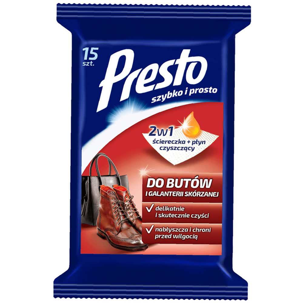 gąbka kuchenna 4 alibiuro.pl Ściereczki gospodarcze PRESTO do butów i galanterii skórzanej 15szt. białe 83