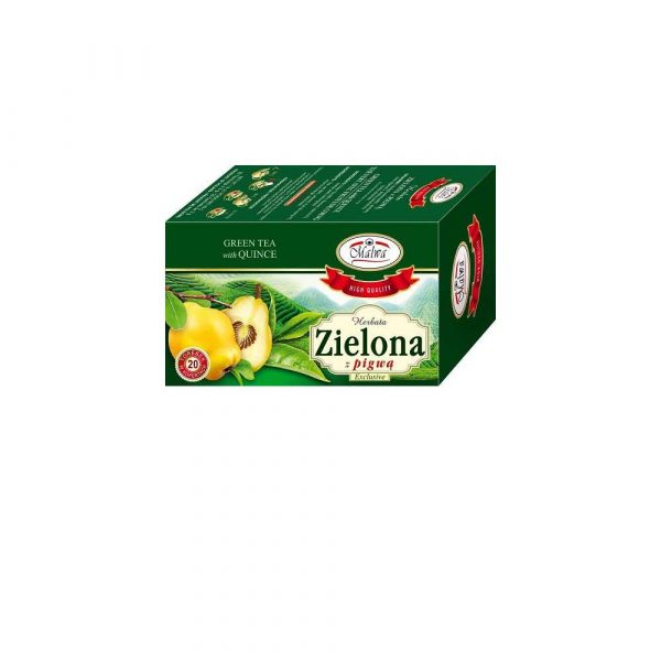 herbata 1 alibiuro.pl Herbata Zielona z Pigwą 20 kopert Malwa 32