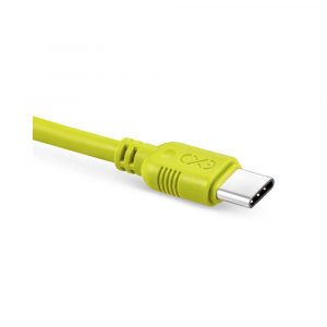 kabel USB 4 alibiuro.pl Uniwersalny kabel USB 2.0 do USB C EXC Whippy 2m limonkowy 72