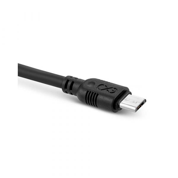 kabel monitorowy 4 alibiuro.pl Uniwersalny kabel Micro USB EXC Whippy 0 9m czarny 0