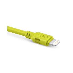 kabel sieciowy 4 alibiuro.pl Kabel kompatybilny z lightning EXC Whippy 2m limonkowy 93
