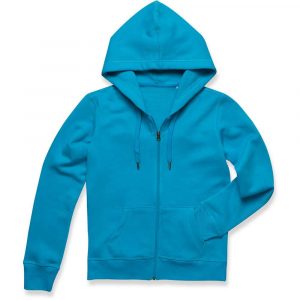 kamizelka odblaskowa 2 alibiuro.pl BLUZA DAMSKA ROZPINANA Z KAPTUREM SST5710_HWBL 17