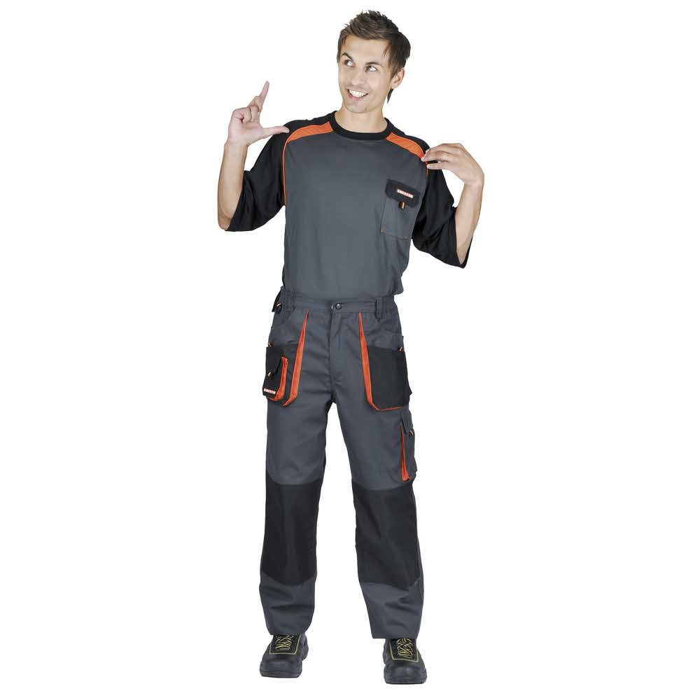 kamizelki 4 alibiuro.pl Kurtka Emerton bawełna poliester rozm. 58 antracytowo pomarańczowa 71