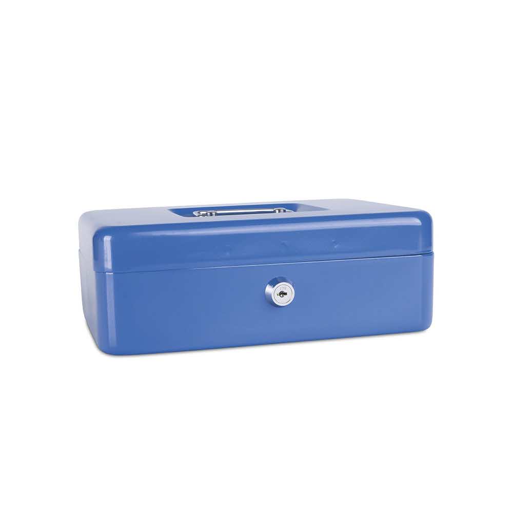 kasetka na pieniądze 4 alibiuro.pl Kasetka na pieniądze DONAU duża 250x90x180mm niebieska 17