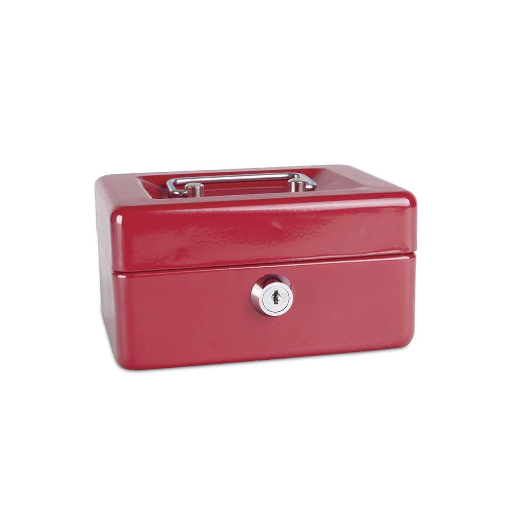kasetka na pieniądze 4 alibiuro.pl Kasetka na pieniądze DONAU mała 152x80x115mm czerwona 48