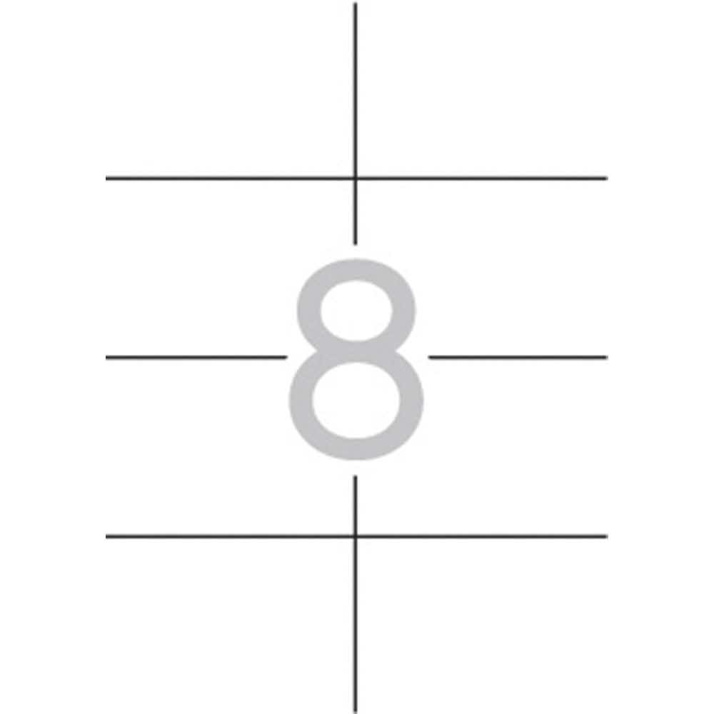 kolorowe karteczki 4 alibiuro.pl Etykiety uniwersalne APLI 105x74mm prostokątne białe 10 ark. 52