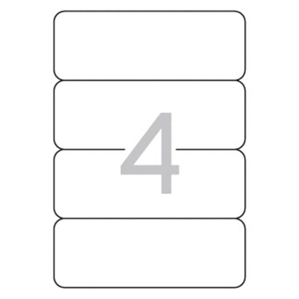 kolorowe karteczki 4 alibiuro.pl Etykiety uniwersalne APLI 190x61mm zaokrąglone białe 10 ark. 16