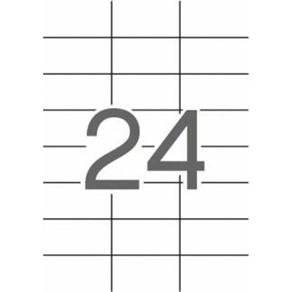 kolorowe karteczki 4 alibiuro.pl Etykiety uniwersalne APLI 70x37mm prostokątne białe 10 ark. 2