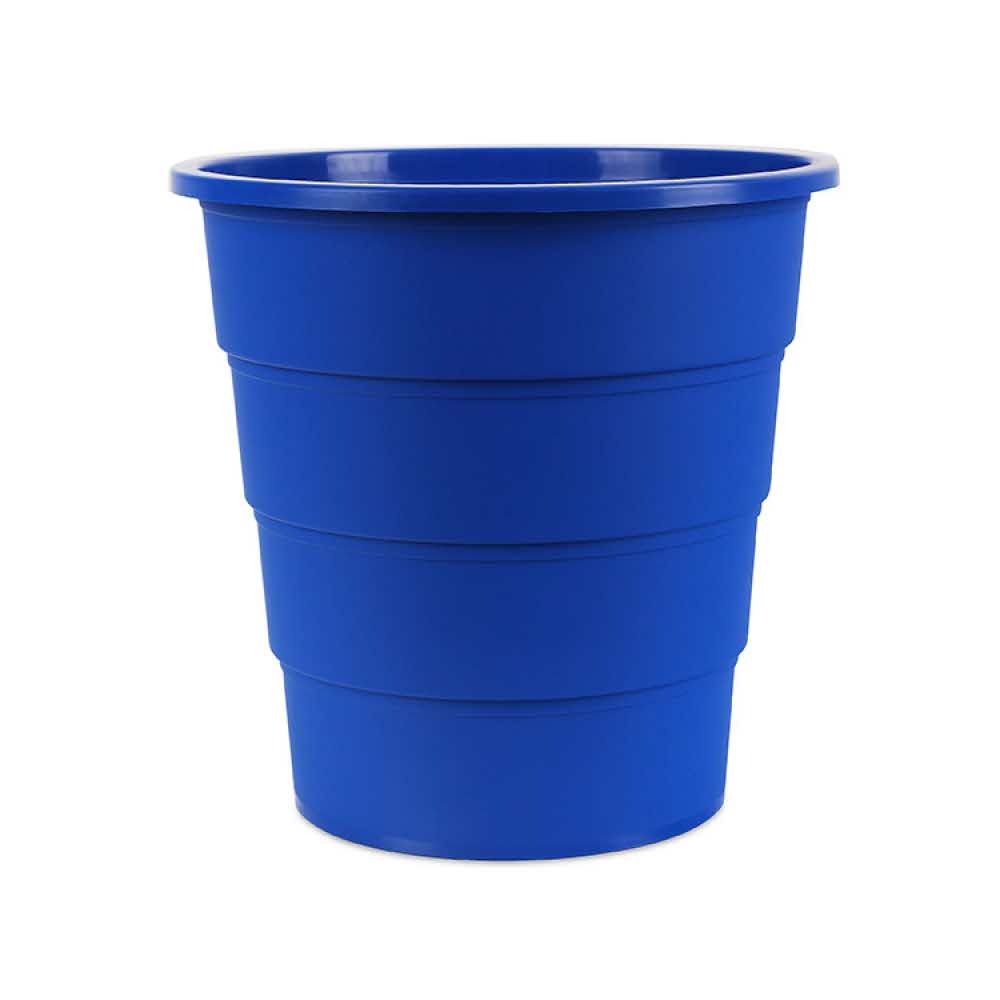 kosz na śmieci metalowy 4 alibiuro.pl Kosz na śmieci OFFICE PRODUCTS pełny 16l niebieski 53