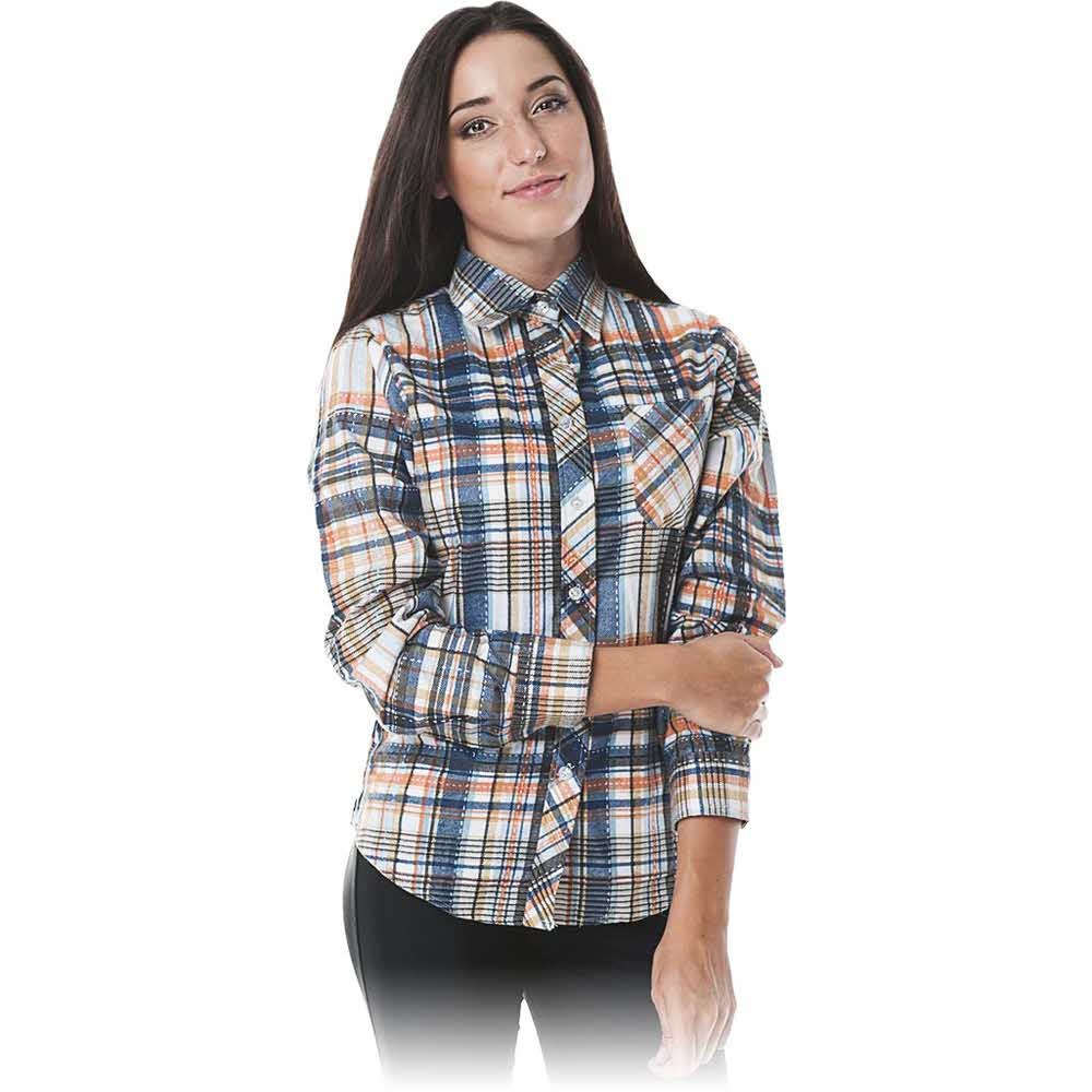 koszule 2 alibiuro.pl KOSZULA FLANELOWA OCHRONNA KFL GBEP_S 96