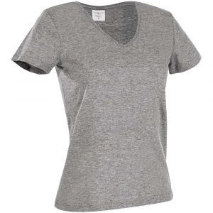 koszulka polo 2 alibiuro.pl T SHIRT V NECK DAMSKI SST2700_GYHXL 14