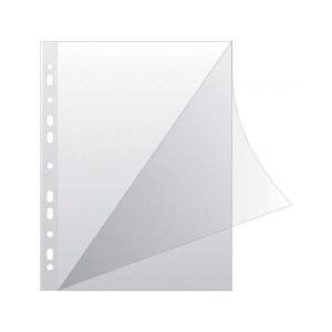 koszulki groszkowe 4 alibiuro.pl Koszulki na dokumenty Q CONNECT typ L PP A4 krystal 100mikr. 100szt. transparentna 15