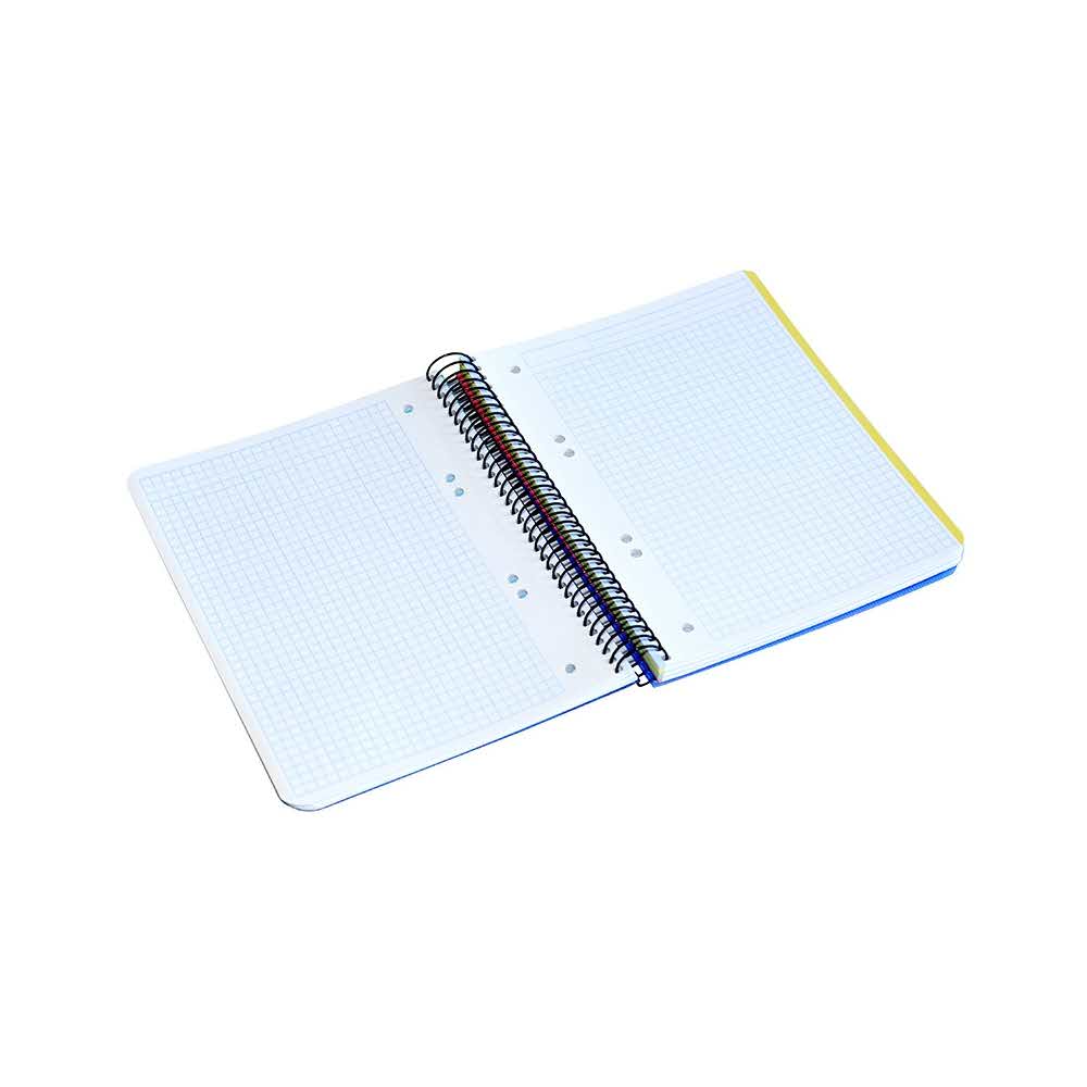 kołonotatniki 4 alibiuro.pl Kołonotatnik LIDERPAPEL Think A5 w kratkę 160 kart. 70gsm perforacja 24