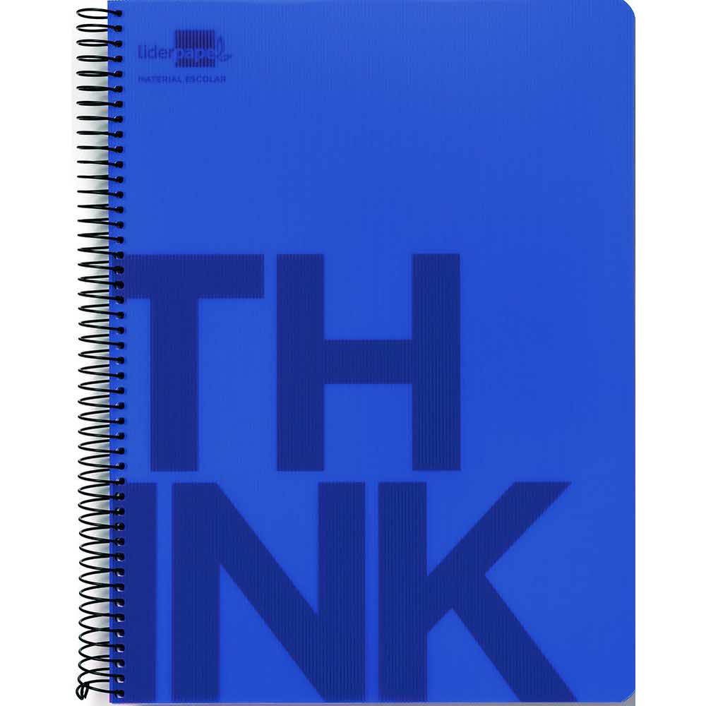 kołonotatniki 4 alibiuro.pl Kołonotatnik LIDERPAPEL Think A5 w kratkę 160 kart. 70gsm perforacja 45