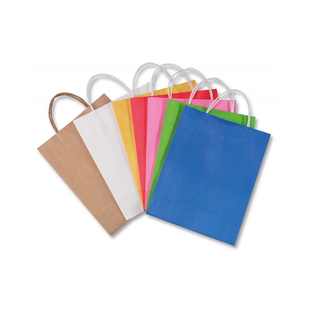 kreatywne 4 alibiuro.pl Torebka na prezenty FOLIA PAPER papierowa 18x8x21cm gr. 110g m2 mix kolorów 55