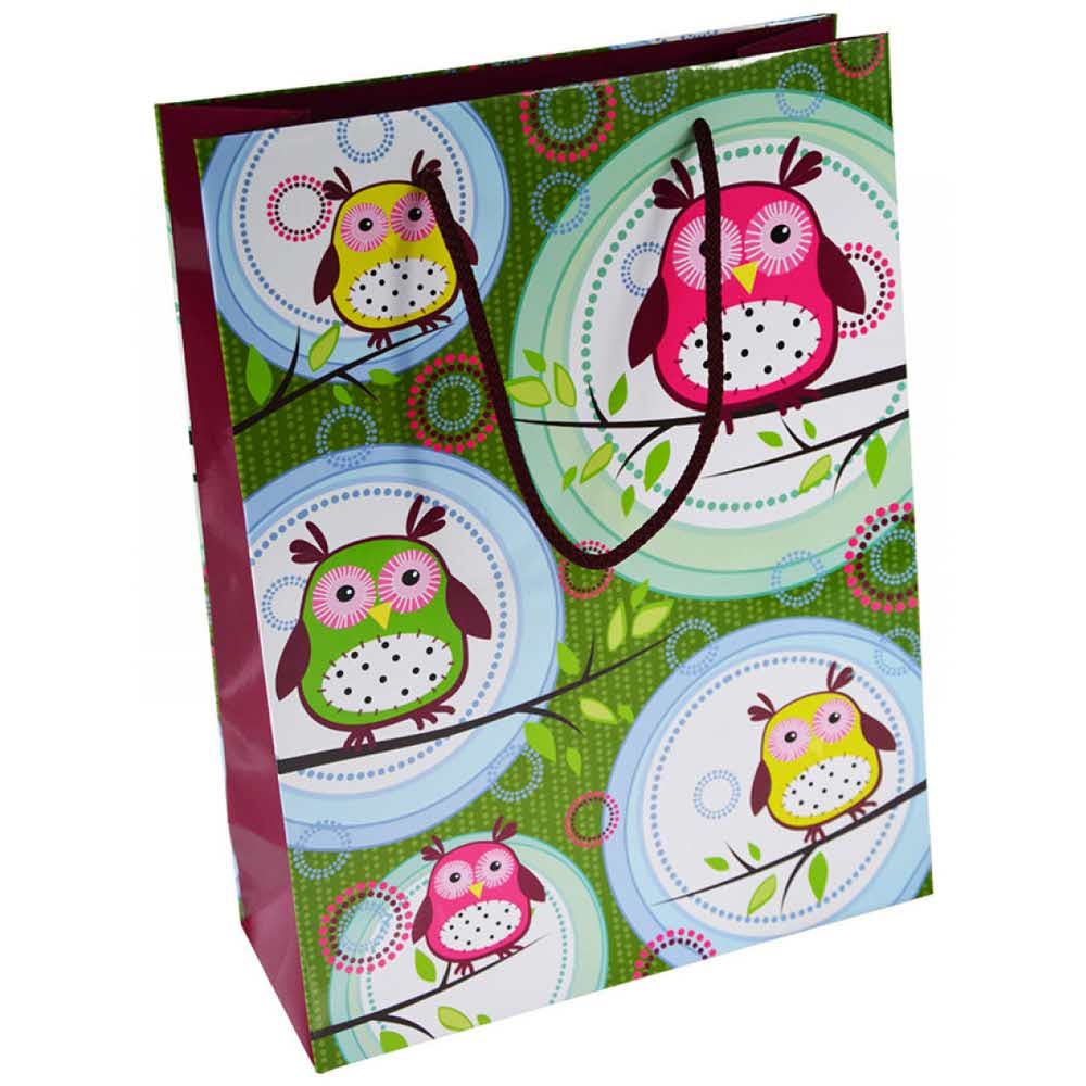 kreatywne 4 alibiuro.pl Torebka na prezenty OFFICE PRODUCTS laminowana 24x10x32cm całoroczna mix wzorów 14