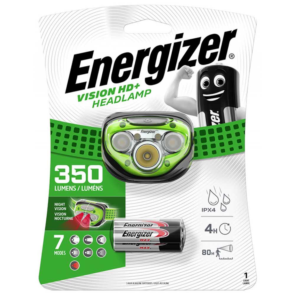 lampa na biurko 4 alibiuro.pl Latarka czołowa ENERGIZER Vision HD Plus Headlight 3szt. baterii AAA czarna 26
