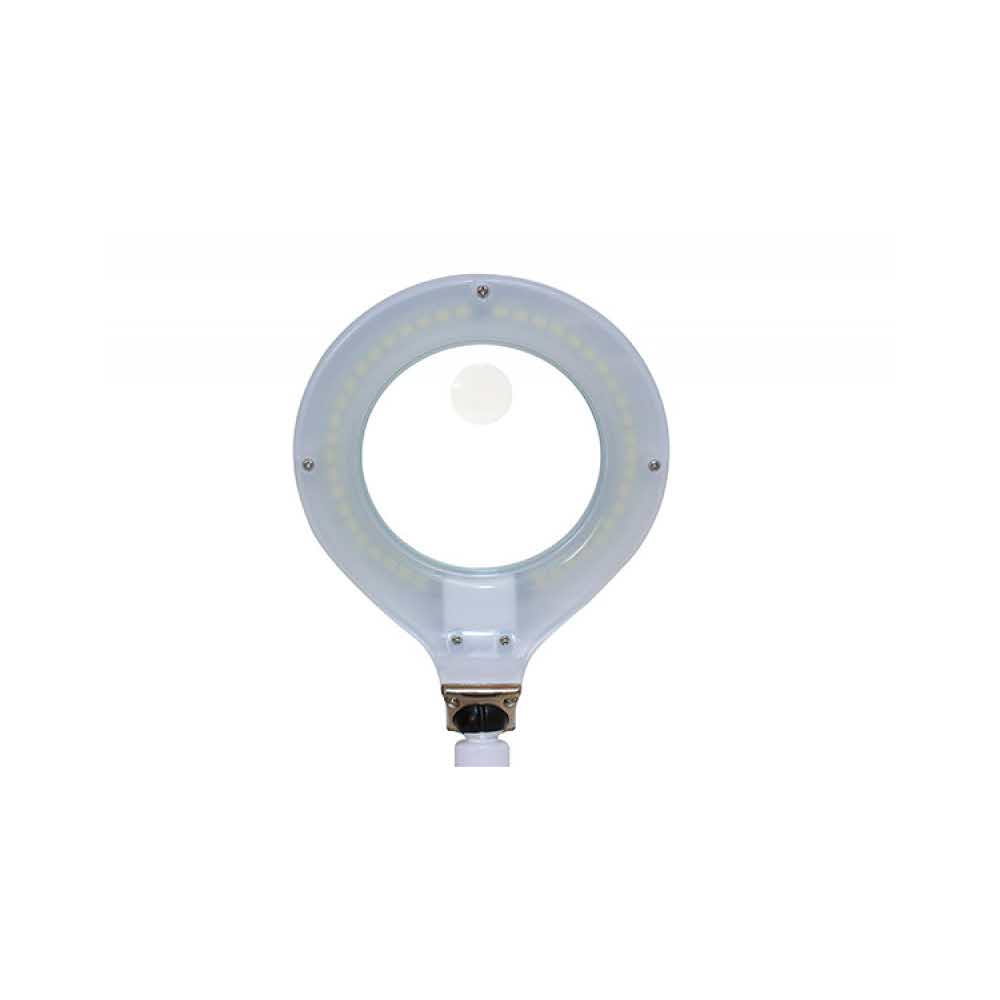 lampka LED 4 alibiuro.pl Lampka LED z lupą na biurko MAULduplex 7W biała 89