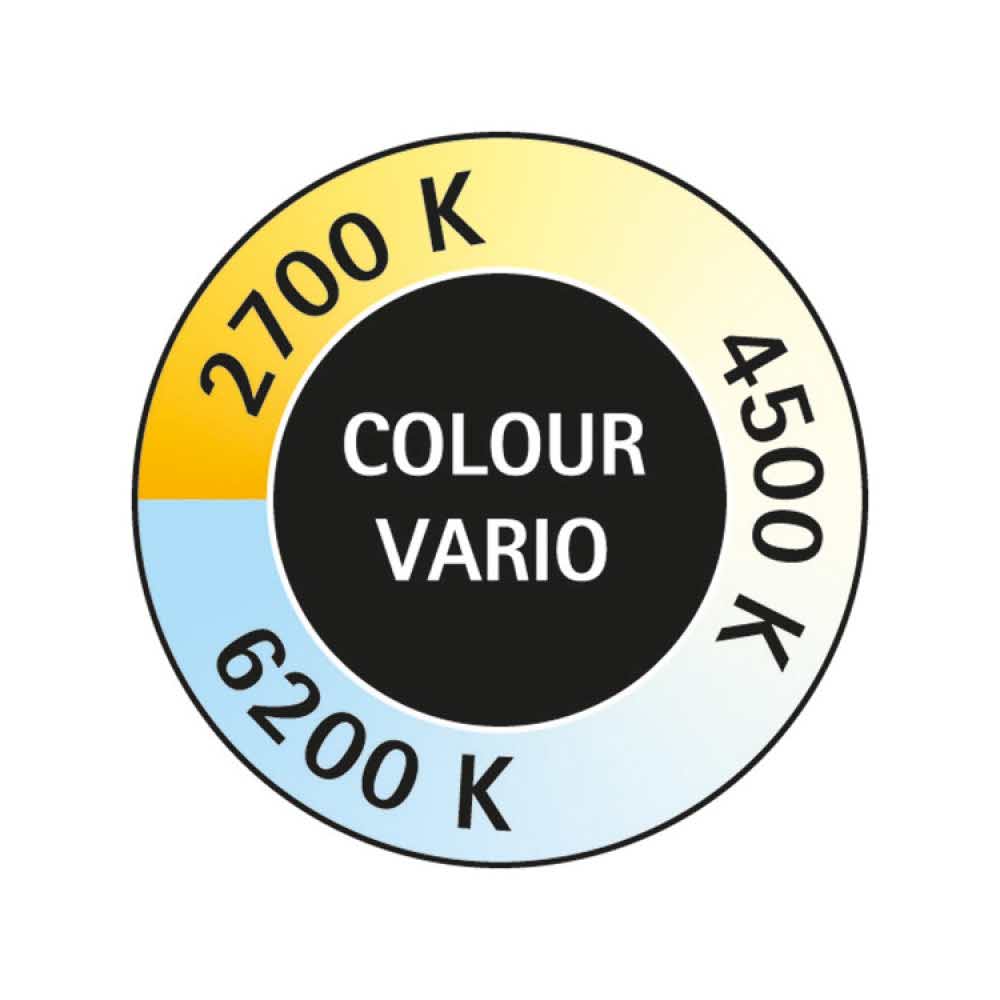 lampka na biurko 4 alibiuro.pl Lampka LED na biurko MAULoptimus Colour Vario 10W ze ściemniaczem mocowana zaciskiem srebrna 90