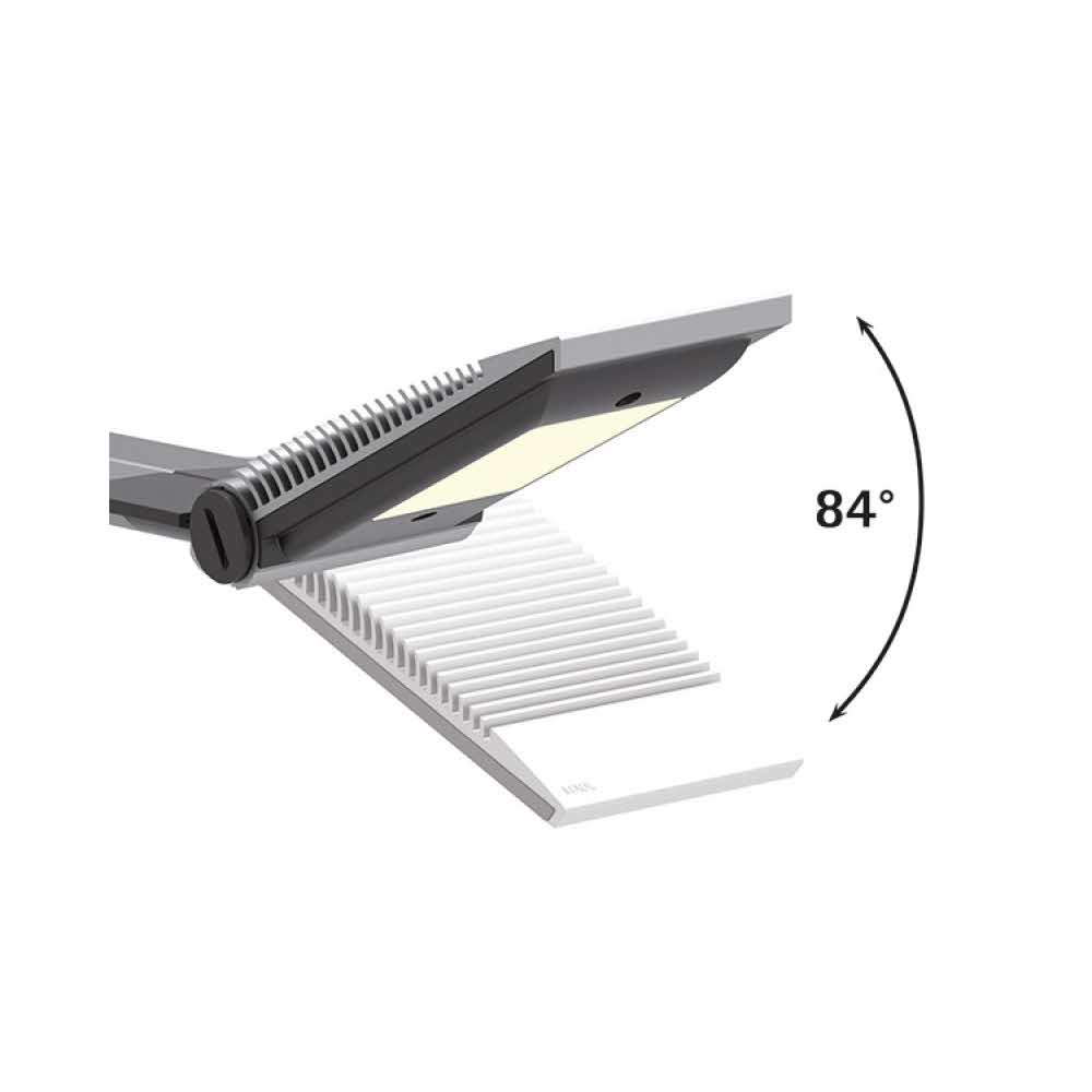 lampka na biurko 4 alibiuro.pl Lampka LED na biurko MAULoptimus Colour Vario 10W ze ściemniaczem srebrna 43