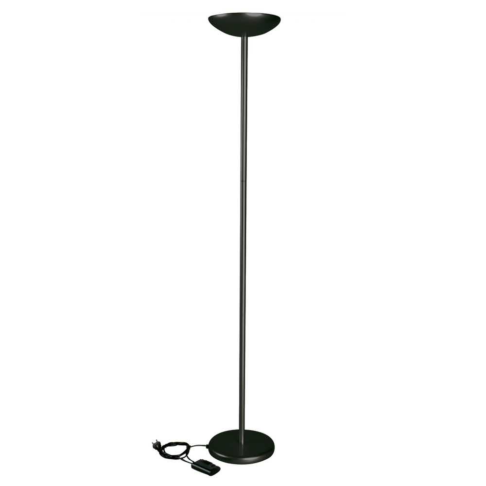 lampki na biurko 4 alibiuro.pl Halogenowa lampa podłogowa MAULsky 230W ze ściemniaczem czarna 83