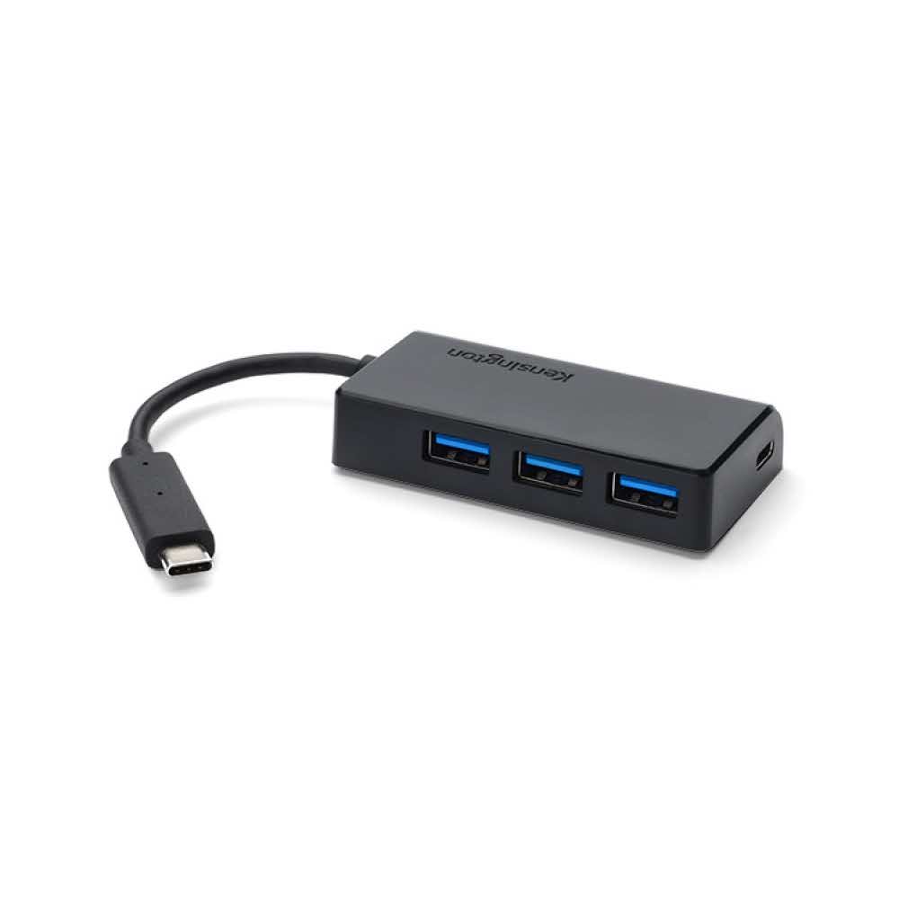 listwa przeciwpięciowa 4 alibiuro.pl Koncentrator KENSINGTON USB C CH1000 4 portowy czarny 12