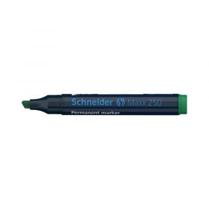marker niezmywalny 4 alibiuro.pl Marker permanentny SCHNEIDER Maxx 250 ścięty 2 7mm zielony 20