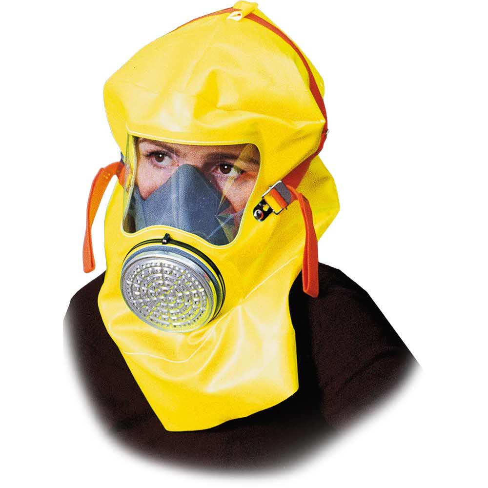 maska filtrująca 2 alibiuro.pl KAPTUR UCIECZKOWY Z POŻARU MSA S CAP 65