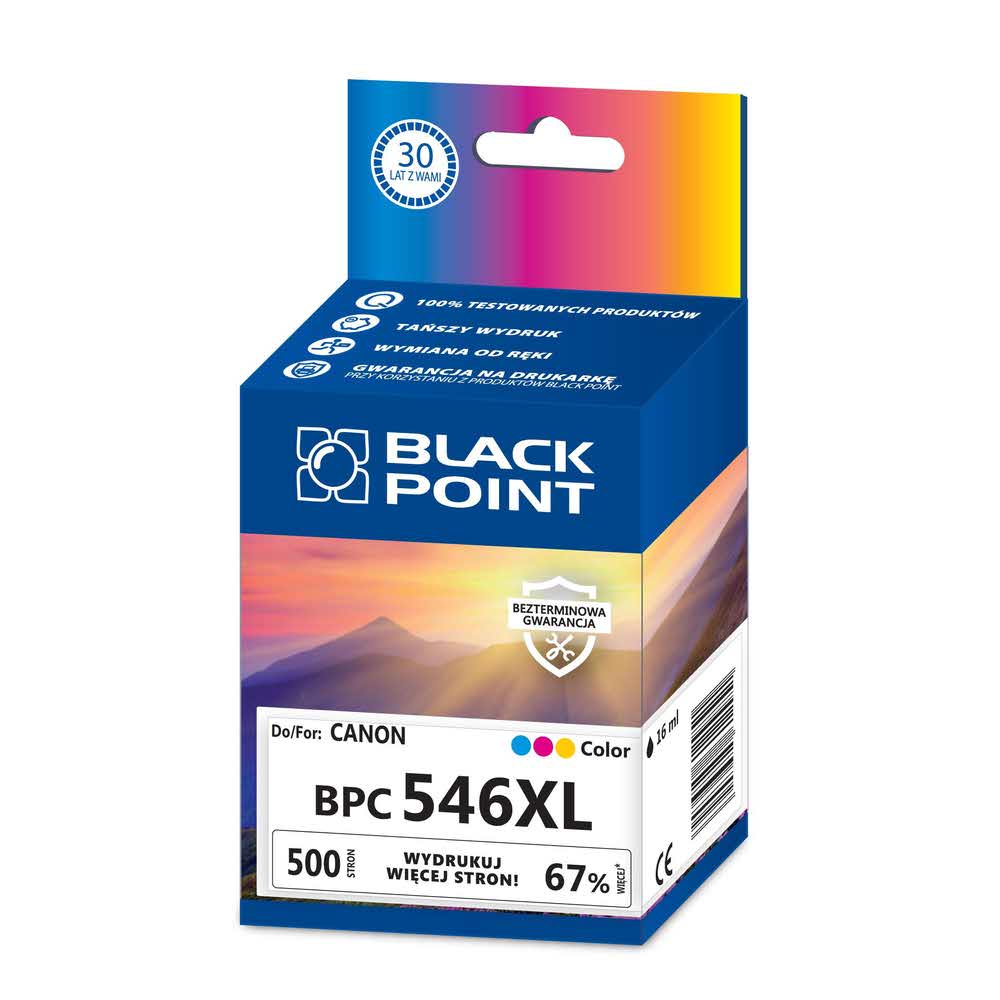 materiały eksploatacyjne 3 alibiuro.pl BPC546XL Ink Tusz BP Canon CL 546XL BlackPoint BPC546XL SGCCL546XLBGKW 20
