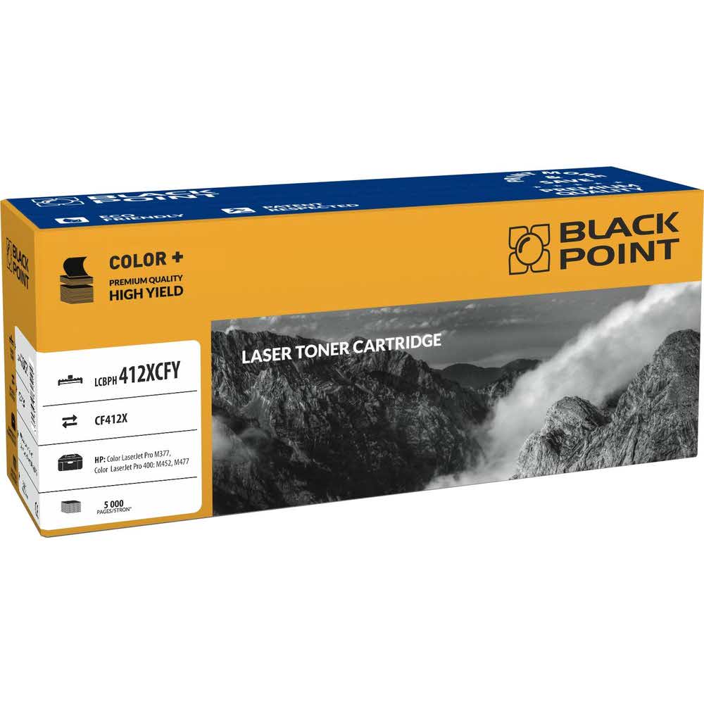 materiały eksploatacyjne 3 alibiuro.pl LCBPH412XCFY Toner BP HP CF412X BlackPoint LCBPH412XCFY BLH412YW 43