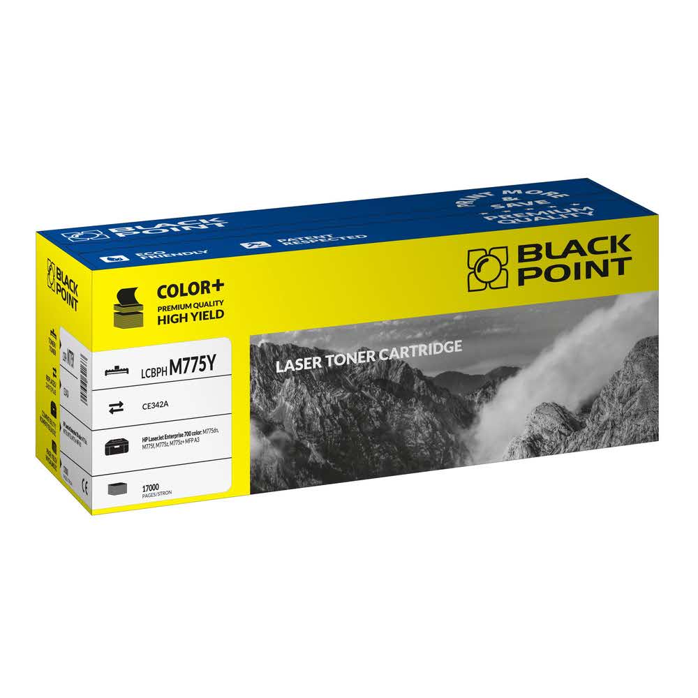 materiały eksploatacyjne 3 alibiuro.pl LCBPHM775Y Toner BP HP CE342A BlackPoint LCBPHM775Y BLH775BYBW 28