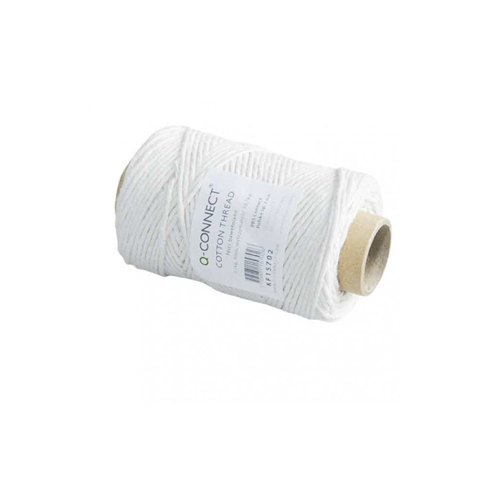 nici lniane 4 alibiuro.pl Nici bawełniane Q CONNECT nabłyszczane 100g 80m białe 38
