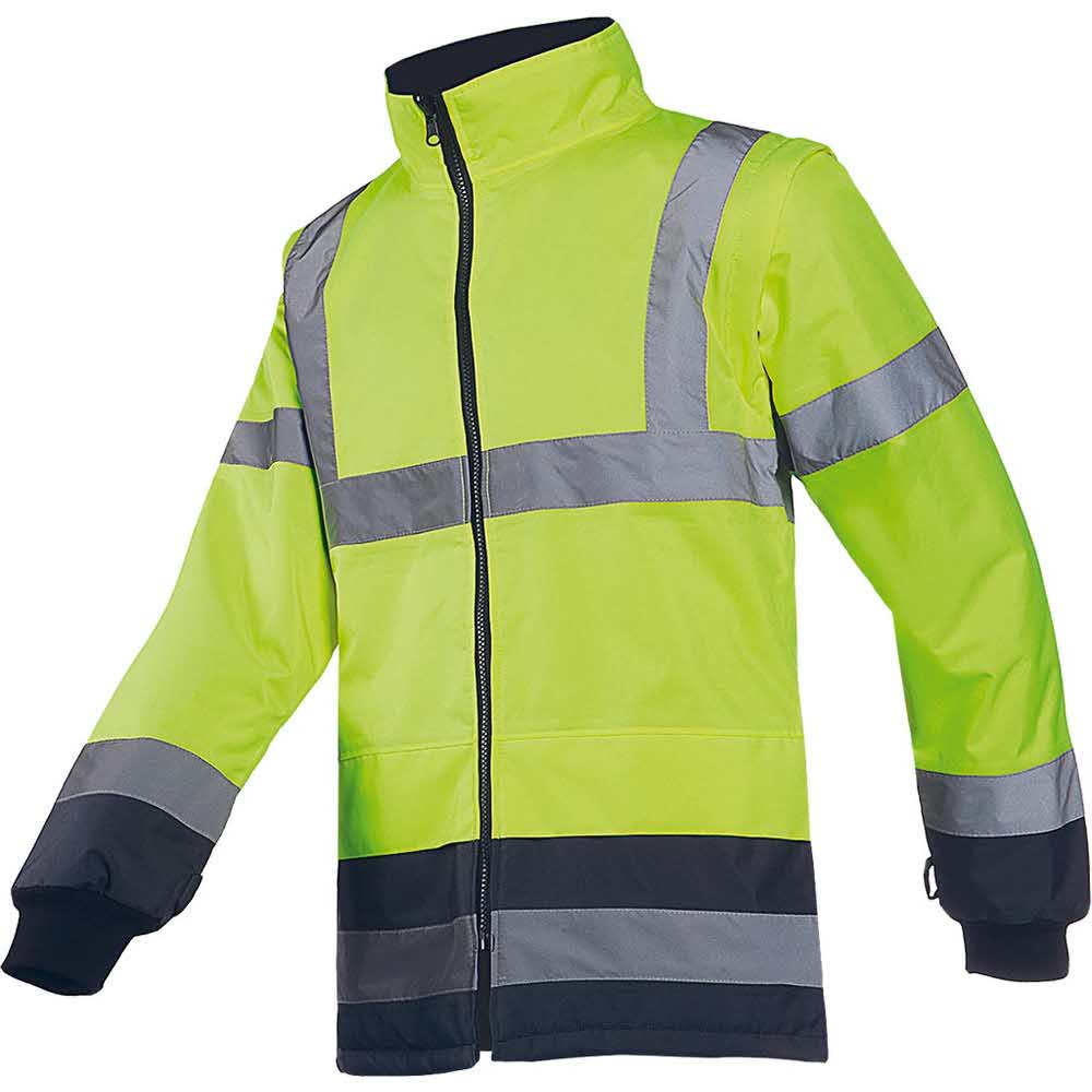 odzież ochronna 2 alibiuro.pl KURTKA PRZECIWDESZCZOWA ODBLASKOWA SI LINFORD_YGL 49