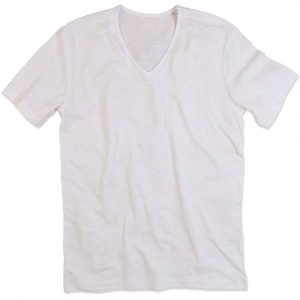 odzież ochronna 2 alibiuro.pl T SHIRT MĘSKI V NECK SST9410_WHIL 54