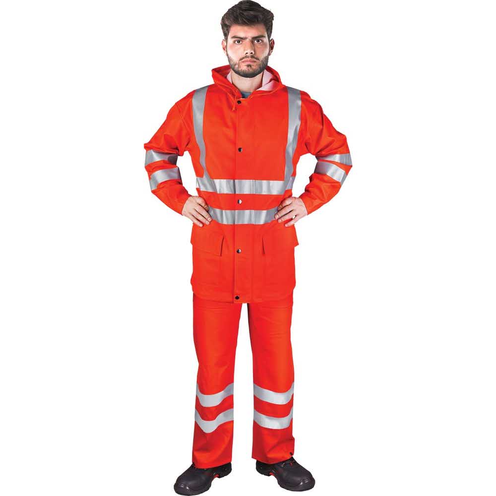 odzież przeciwdeszczowa 2 alibiuro.pl KOMPLET OCHRONNY PRZECIWDESZCZOWY KPLPUFLUO_CXL 21