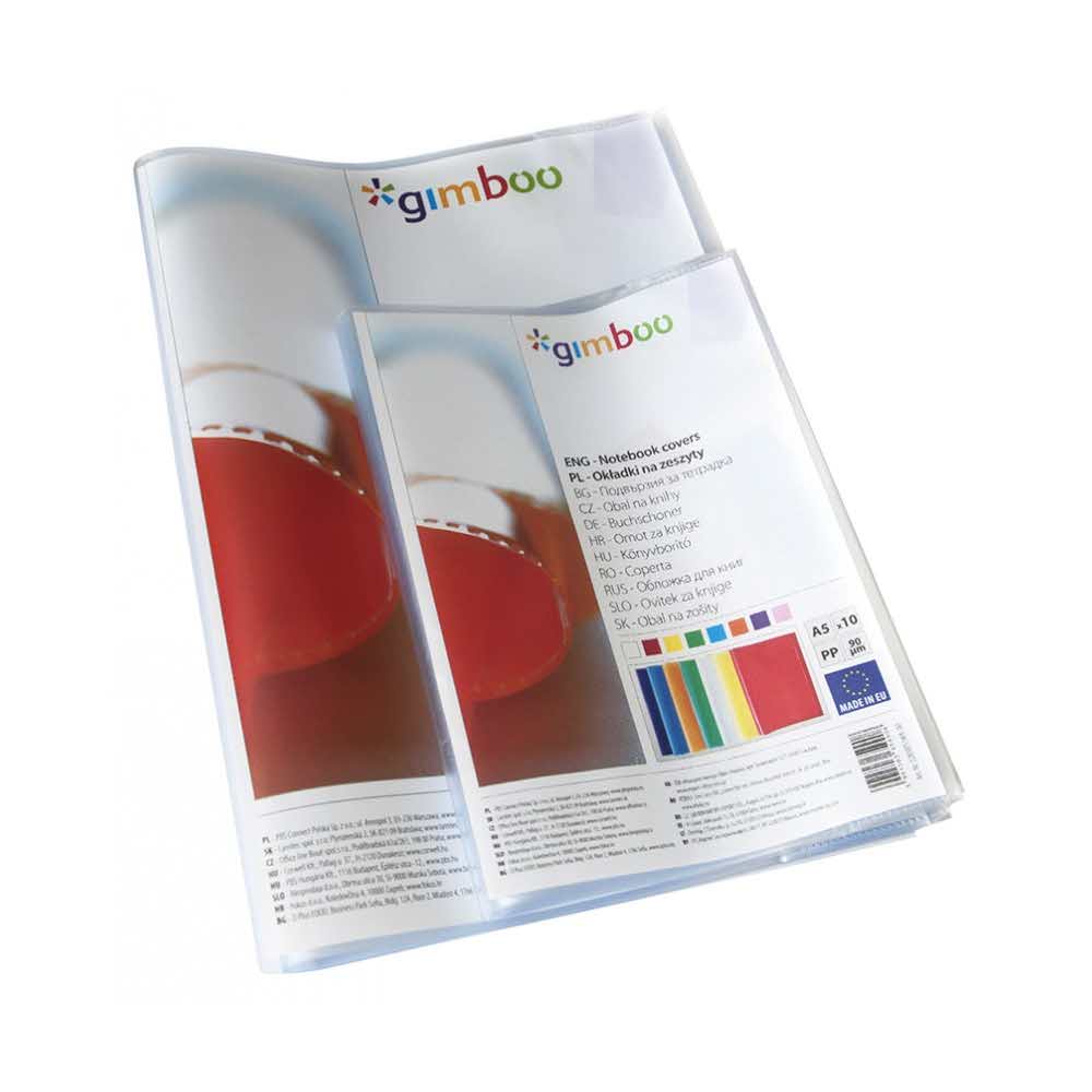 okładka na zeszyt 4 alibiuro.pl Okładka na zeszyt GIMBOO groszkowa A4 90mikr. transparentna 49