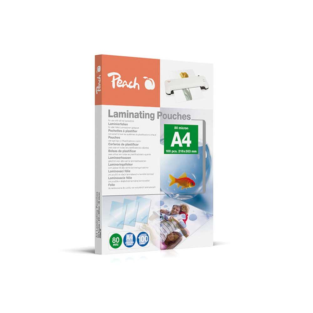 organizacja dokumentów 4 alibiuro.pl Folia do laminowania PEACH A4 2x80mikr. błyszcząca 100szt. 14